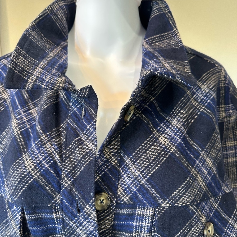 Sanctuary Women’s  100% Cotton Shacket NWOT Size M - Picture 3 of 6